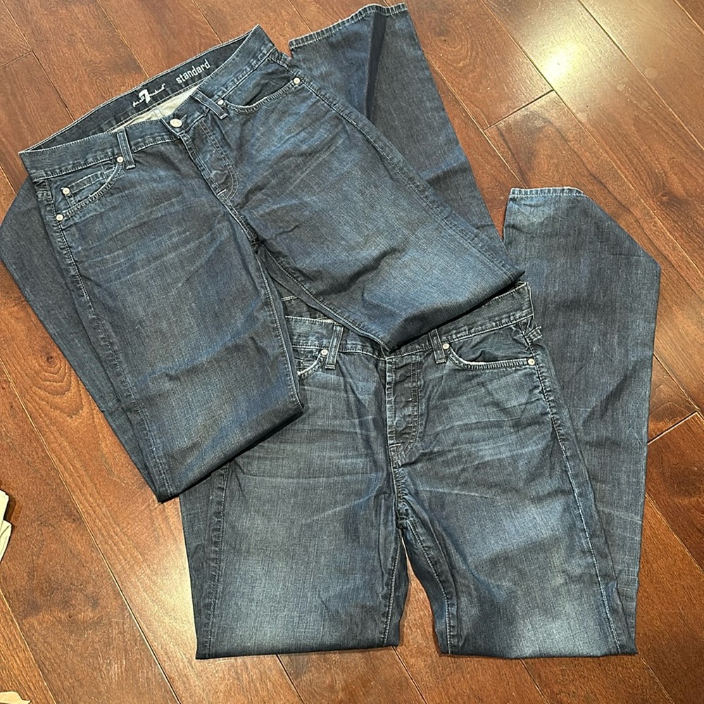 Brand new never worn standard 7mens jeans.